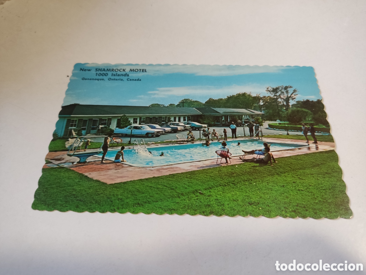 Postkarten: Postal New Shamrock Motel 1000 Islands,Gananoque,ontario Canad&aacute;