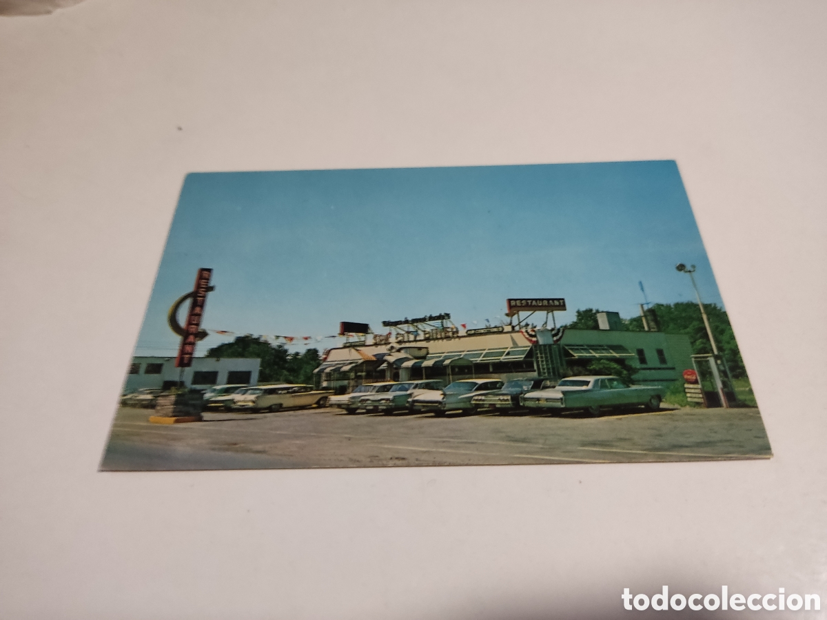 Postkarten: Postal Spa City Diner saratoga springs, New York coches de &eacute;poca