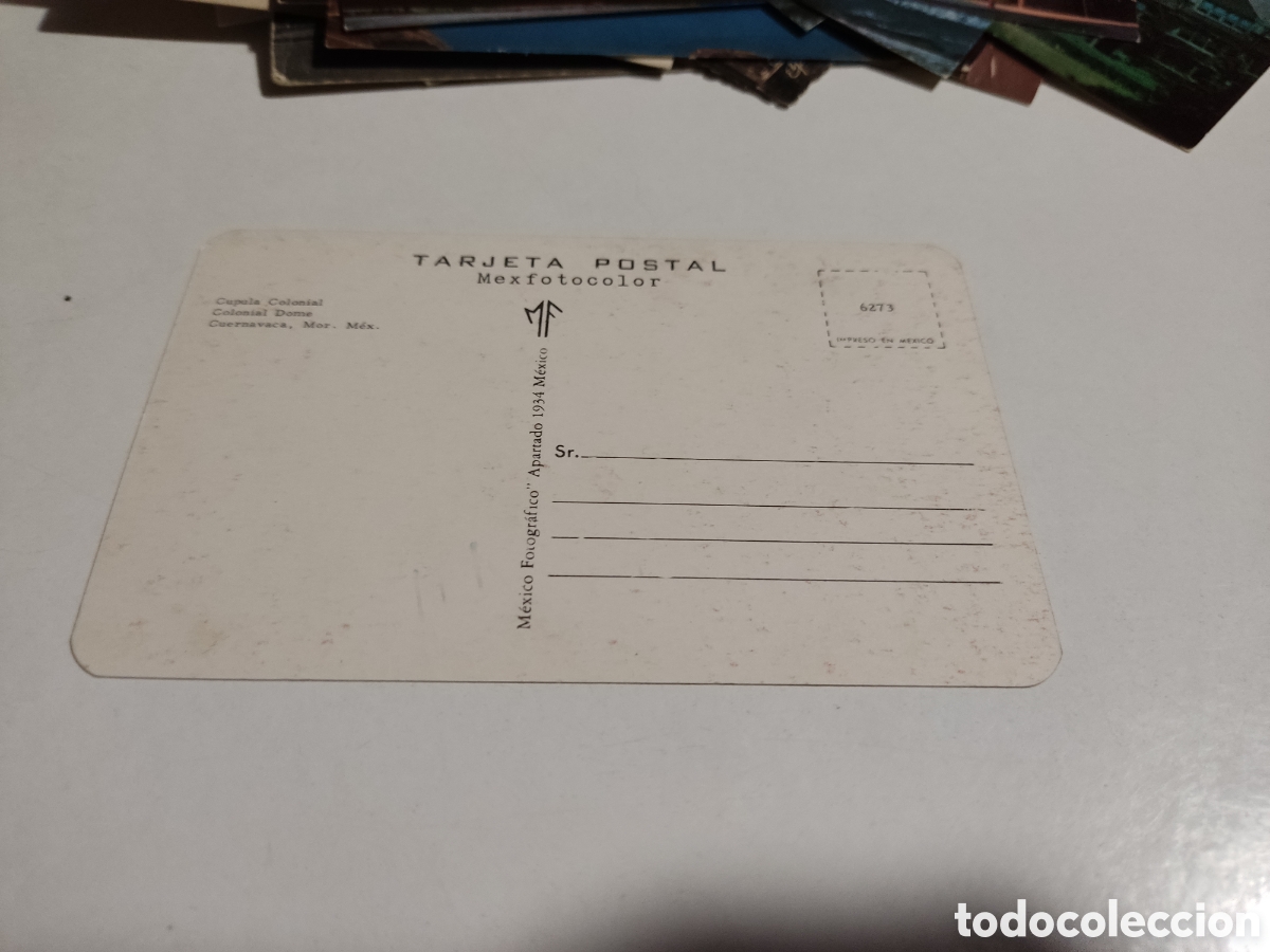 Postales: Postal c&uacute;pula colonial, M&eacute;xico - Foto 2