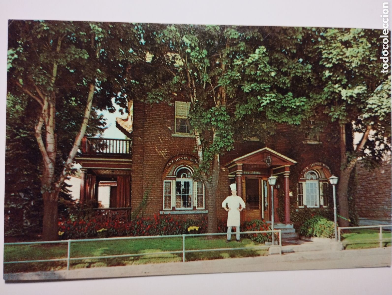 Postales: POSTAL QUEBEC - CANADA- CAF&Eacute; HENRY BURGER - Foto 1