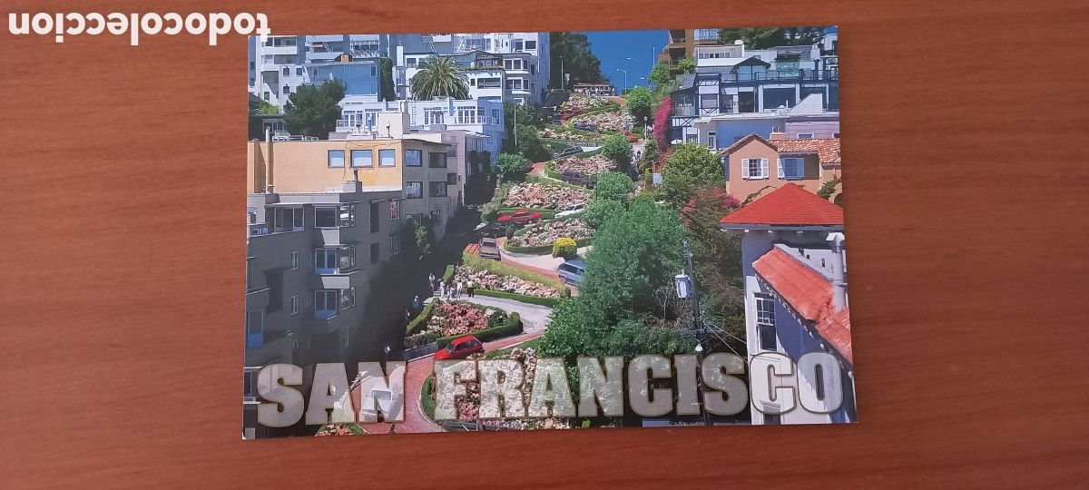 Postales: San Francisco postal sin uso - Foto 1