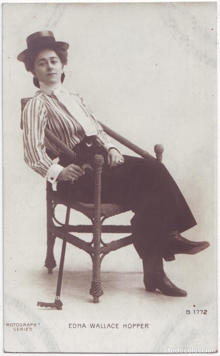 Postcards: B 1772 WALLACE HOPPER, Edna_Rotograph; B 1772