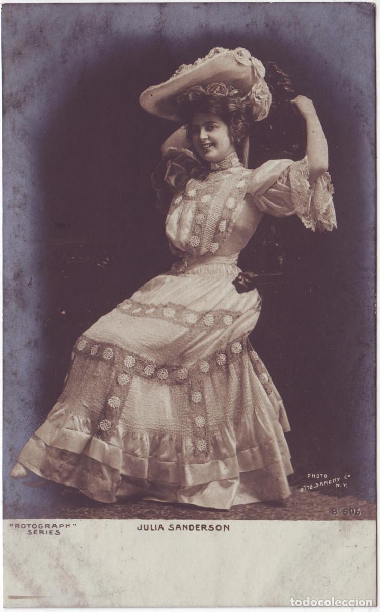 Postais: B 0806 SANDERSON, Julia_Rotograph; B 806. Photo Otto Sarony