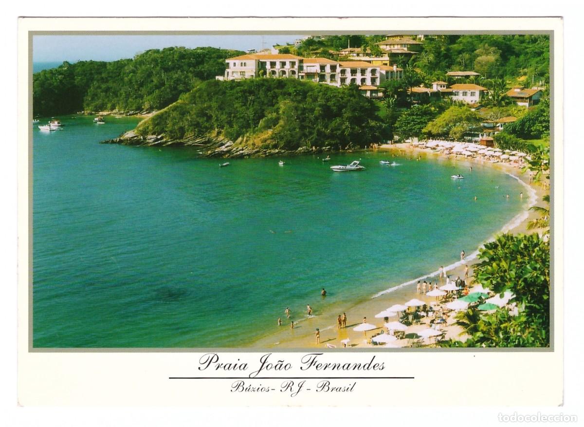 Cartoline: BRASIL &bull; B&Uacute;ZIOS - RJ &bull; PRAIA JO&Atilde;O FERNANDES