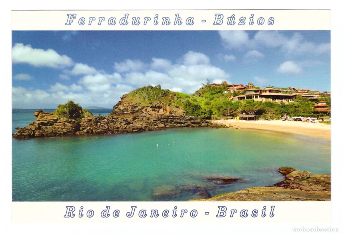 Postais: BRASIL &bull; B&Uacute;ZIOS - RJ &bull; PRAIA DA FERRADURINHA