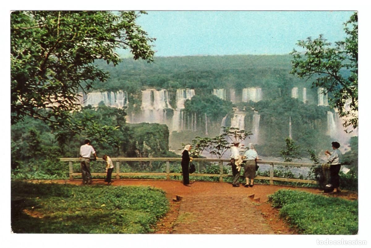 Postais: BRASIL &bull; FOZ DE IGUAZU &bull; LAS CATARATAS DEL IGUAZ&Uacute; DESDE EL MIRADOR DEL HOTEL &rdquo;DAS CATARATAS&rdquo;