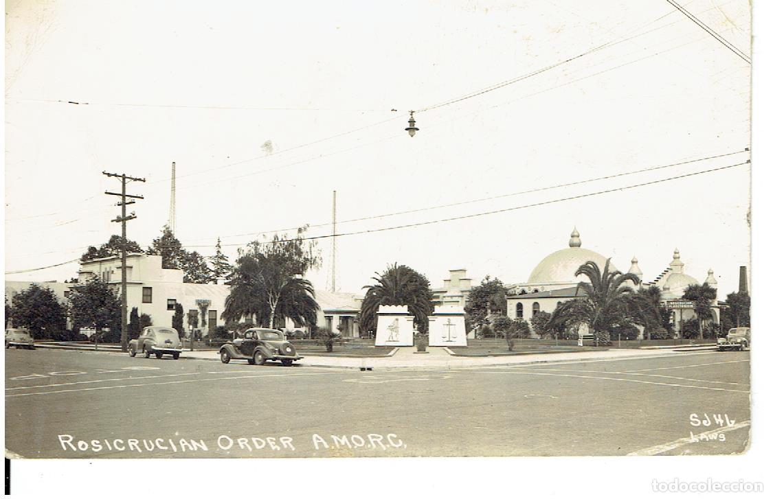 Postais: POSTAL ANTIGUA, EEUU, RESICRUC&Iacute;AN ORDER, A.M.O.R.C, CIRCULADA CON 2 SELLOS