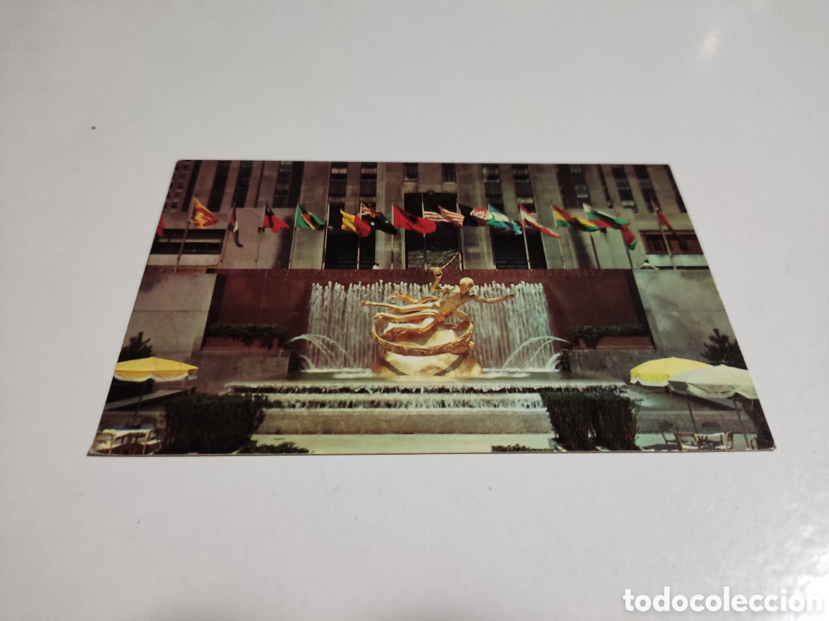 Postais: Postal Rockefeller Center and Lower plaza