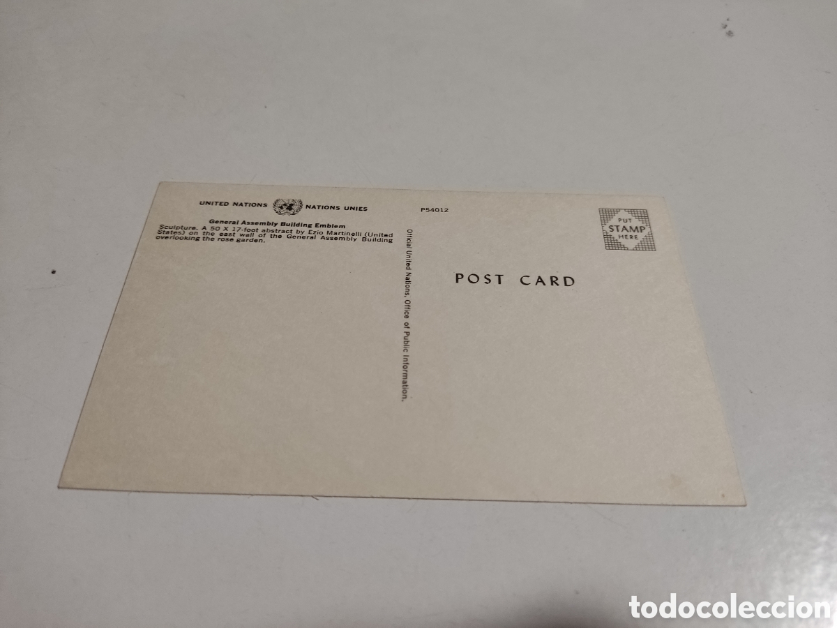 Postales: Postal united nations, general assembly - Foto 2