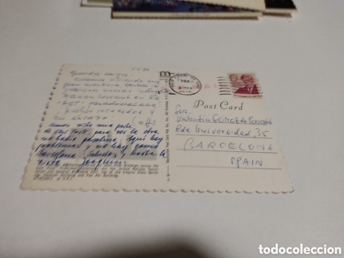 Postales: Postal MANHATTAN New York - Foto 2