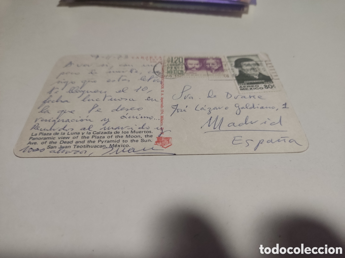 Postales: Postal M&eacute;jico pir&aacute;mide - Foto 2