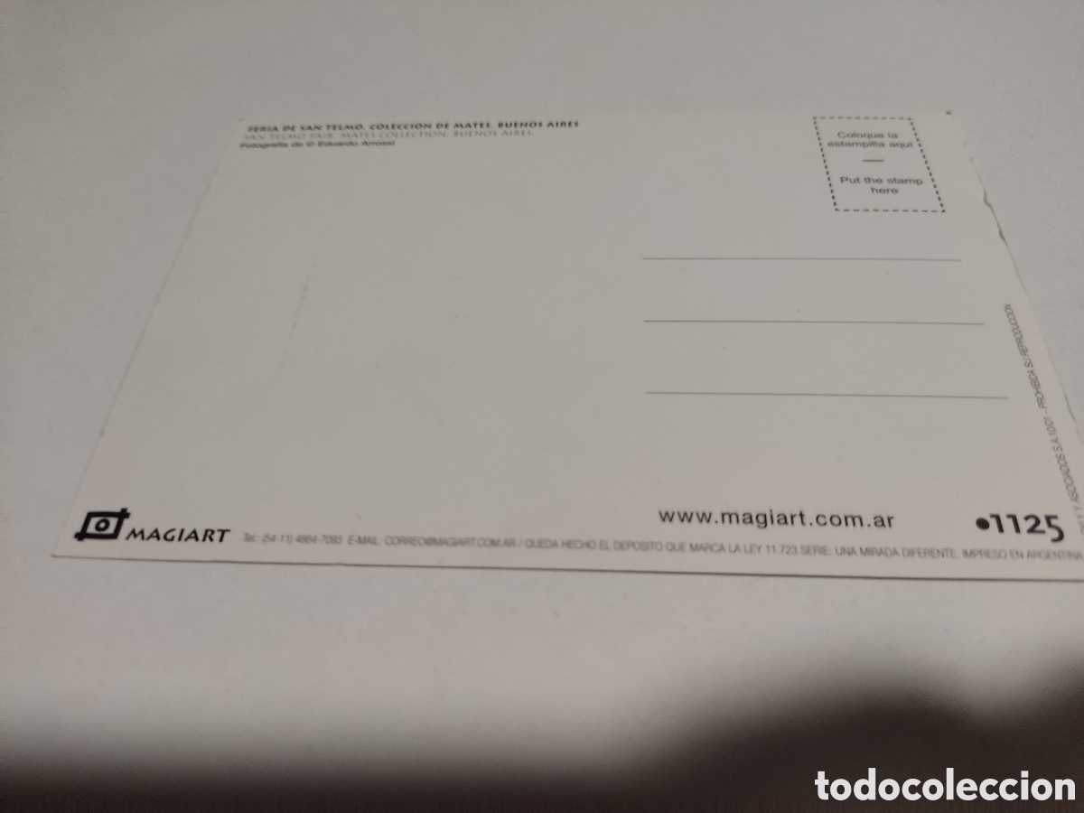 Postales: Postal mates argentina - Foto 2