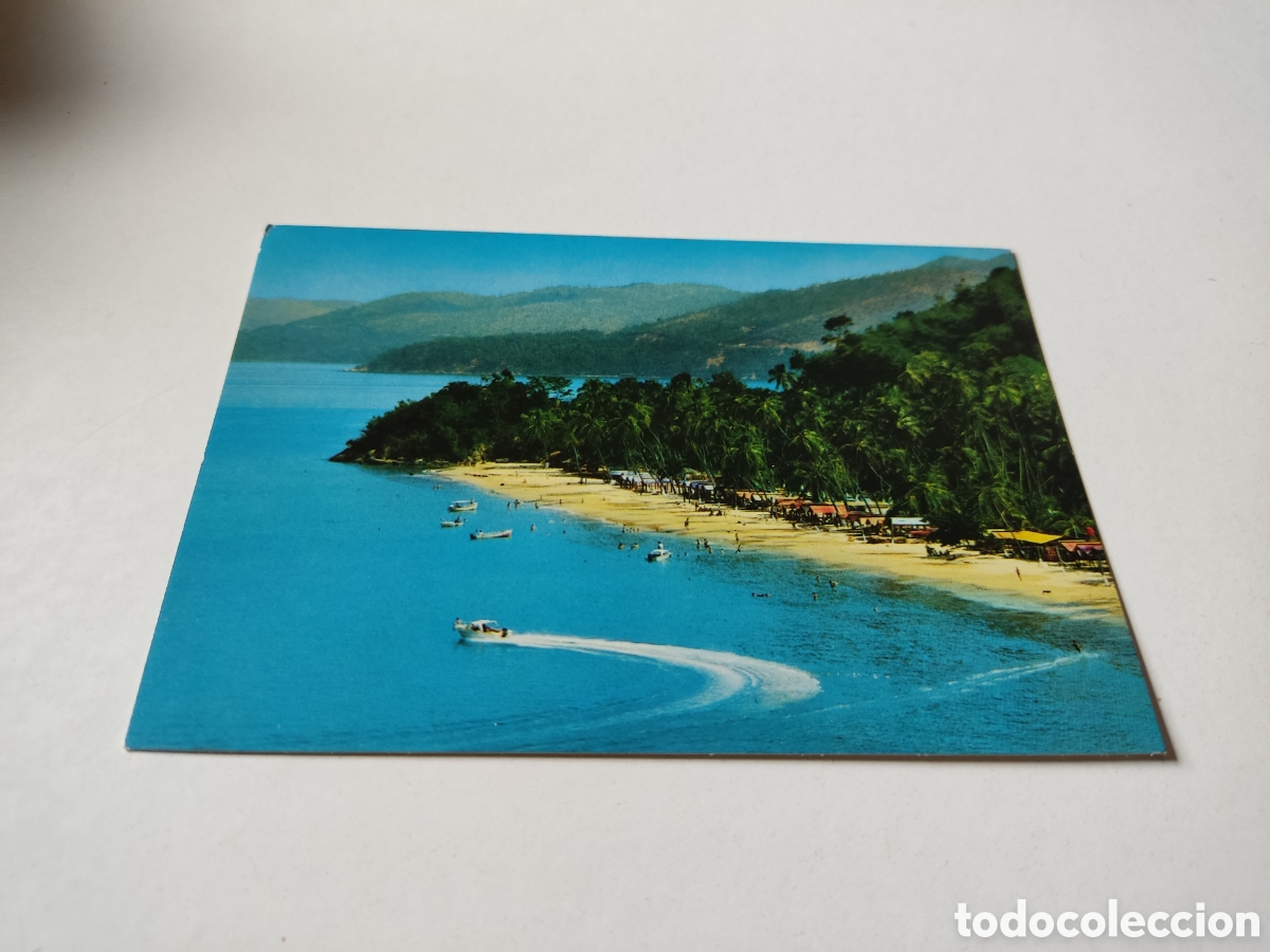 Cartoline: Postal playa Arapito Puerto de la Cruz, Venezuela