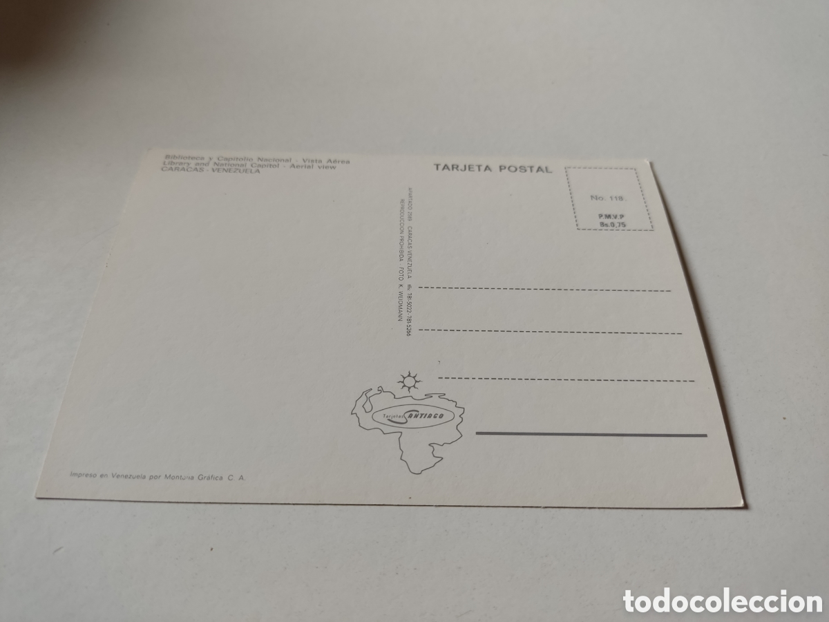 Postales: Postal Caracas biblioteca - Foto 2