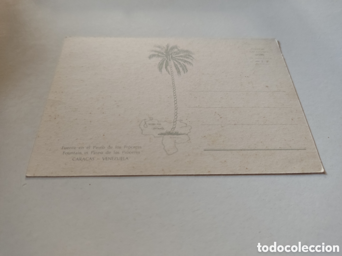 Postales: Postal fuente Caracas - Foto 2