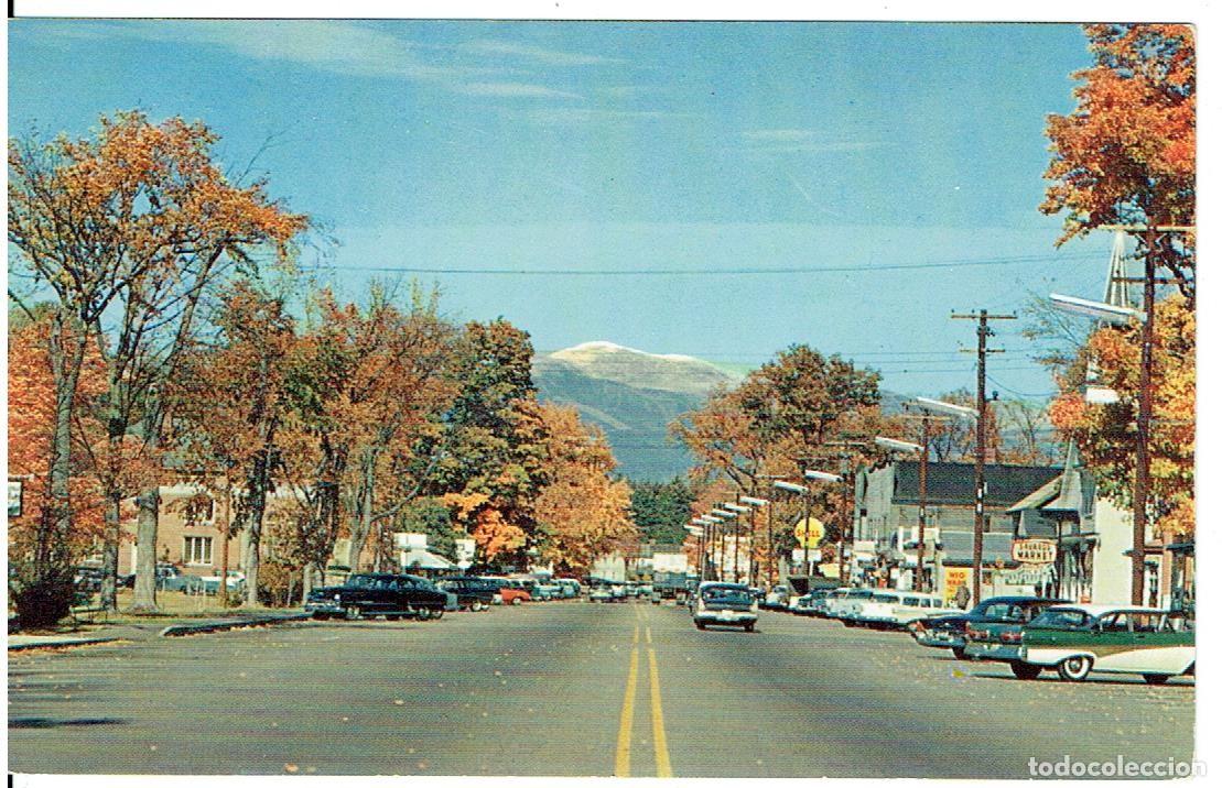 Cartoline: POSTAL ANTIGUA, EEUU, NEW HAMPSHIRE, THE MAIN STRET OF NORTH CONWAY, SIN CIRCULAR