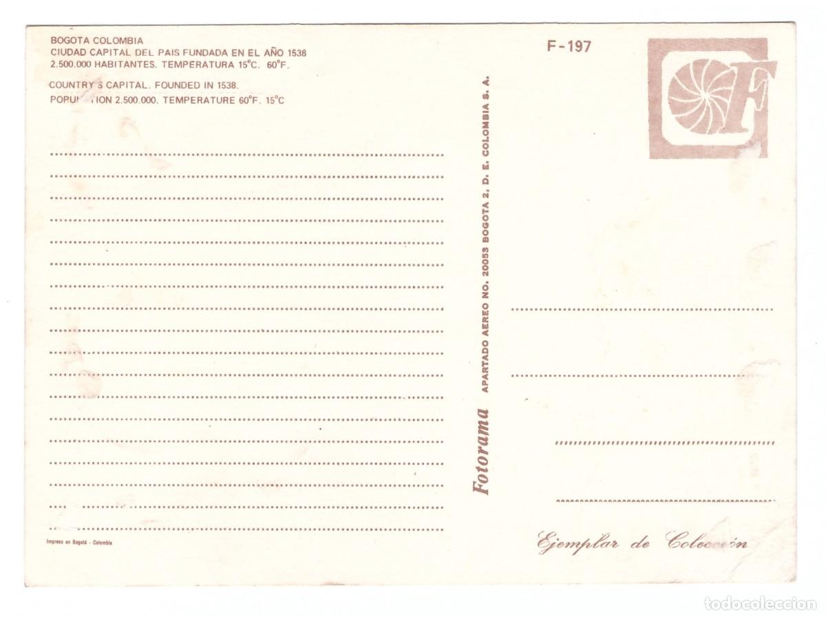 Postales: COLOMBIA &bull; BOGOT&Aacute; - Foto 2