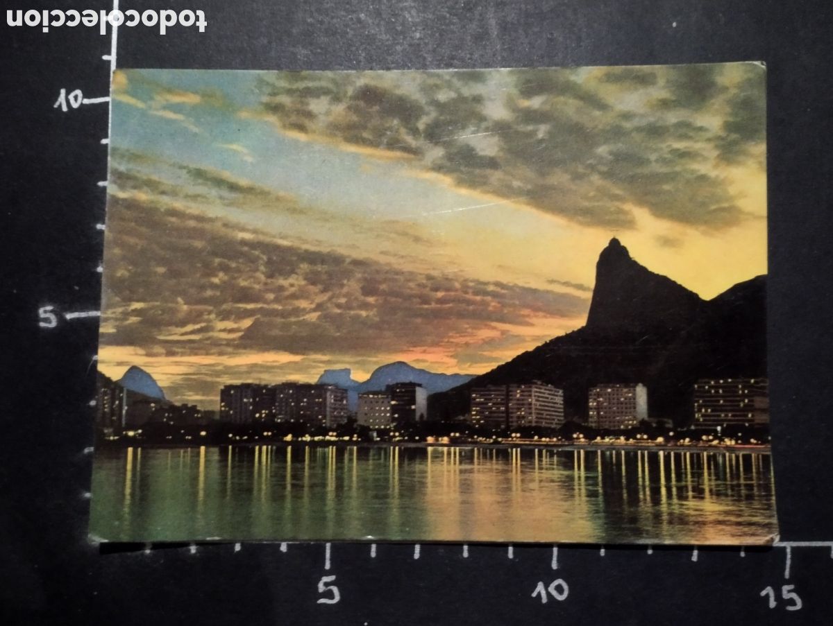 Postales: POSTAL. RIO DE JANEIRO (BRASIL) - CREP&Uacute;SCULO NA BA&Iacute;A DE BOTAFOGO