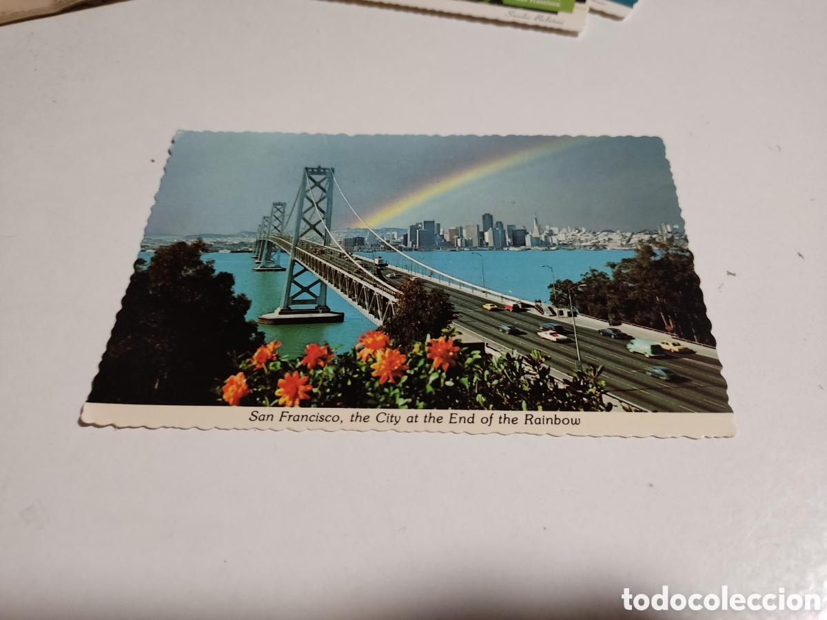 Postais: Postal San Francisco, puente arcoiris