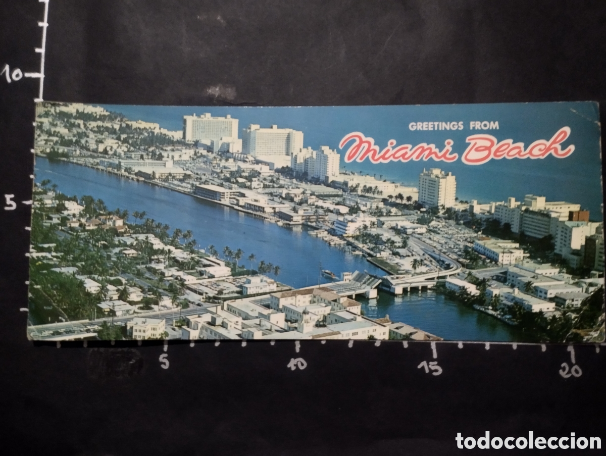 Cartes Postales: POSTAL. ESTADOS UNIDOS - GREETINGS FROM MIAMI BEACH. PHOTO BY McFADDEN AIR PHOTOS