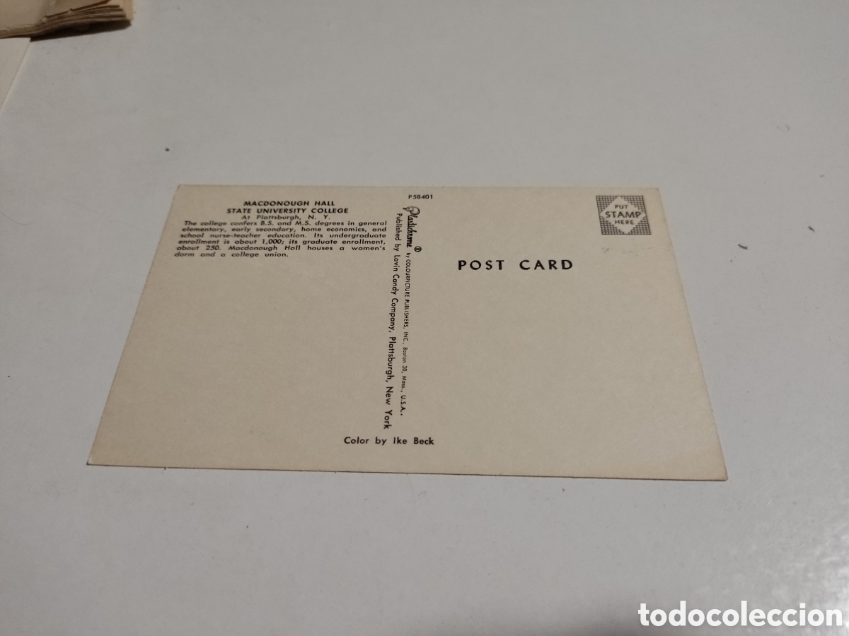 Postales: Postal macdonough hall state university College - Foto 2