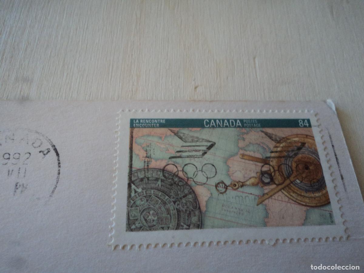 Postales: edmonton, canada, 17 x 12 cm circulada 1992 - Foto 2