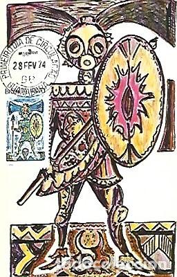 Cartoline: Brasil & Maxima, Leyendas Populares, Zumbi, Guanabara 1974 (76888)