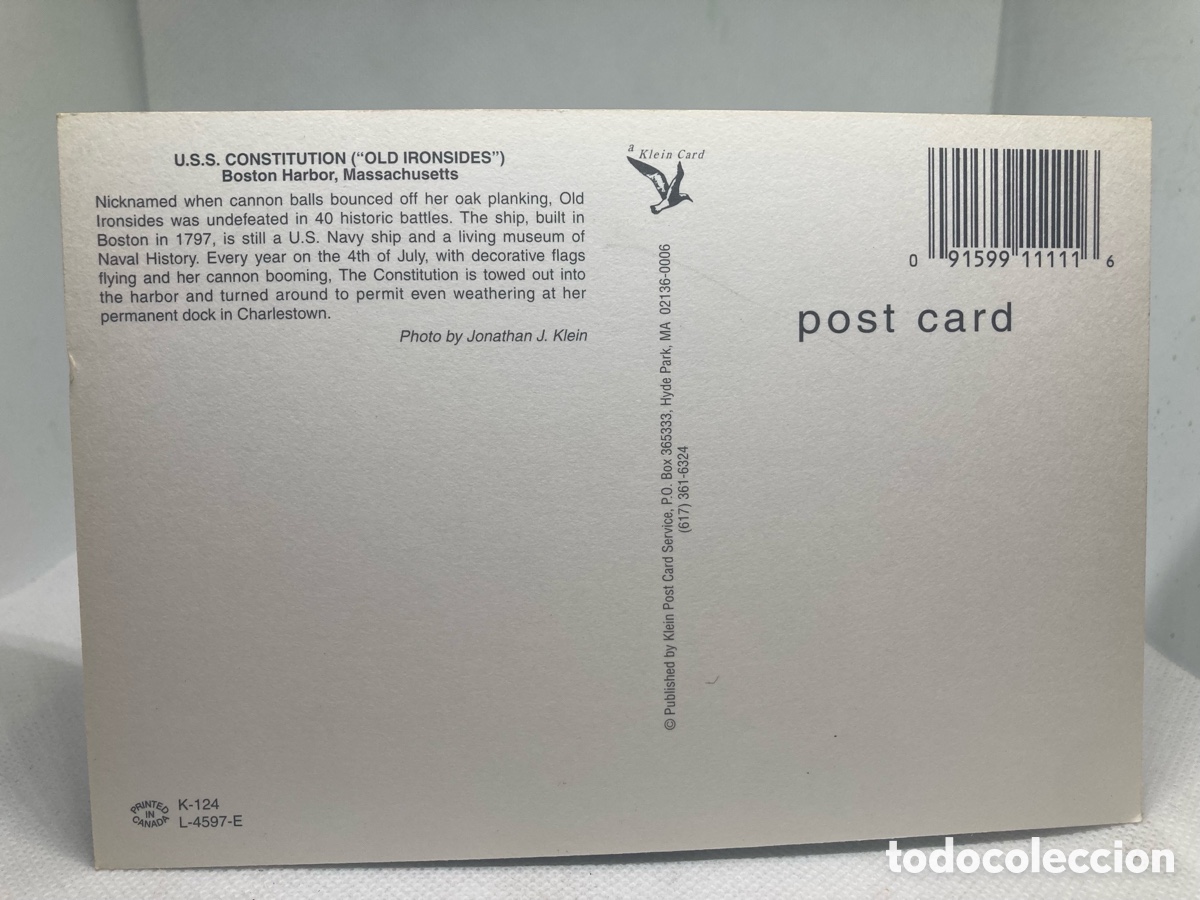 Postales: POSTAL BOSTON NUEVA 1986 - Foto 2