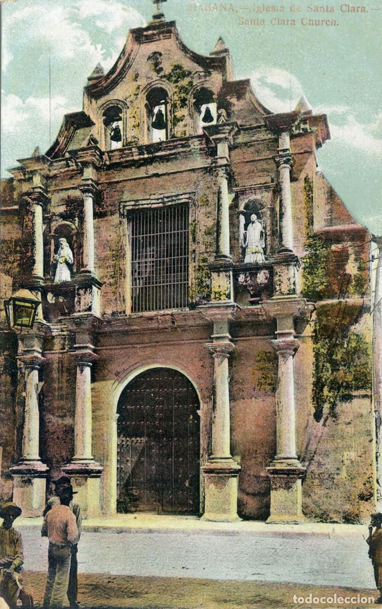 Postales: CUBA ANTIGUA POSTAL - HABANA - IGLESIA DE SANTA CLARA - SANTA CLARA CHURCH