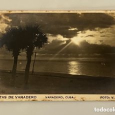 Postales: CUBA VARADERO, POSTAL FOTOGRÁFICA VISTAS DE VARADERO.. FOTO V., ANTÓN (H.1930?)
