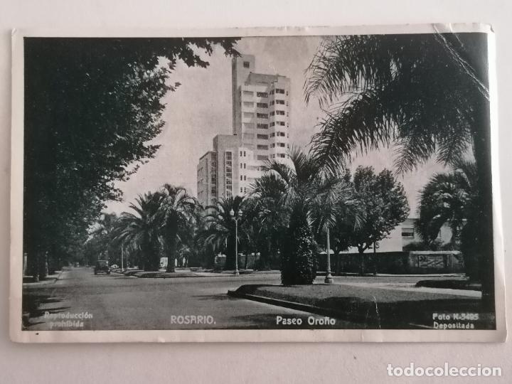 Postales: POSTAL ROSARIO - ARGENTINA, PASEO ORO&Ntilde;O