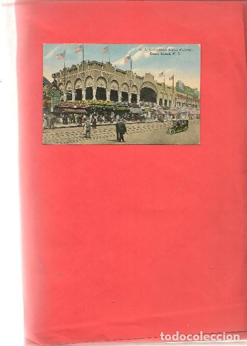 Postales: 01714 postal antigua USA CONEY ISLAND Thompsons Scenic Railway