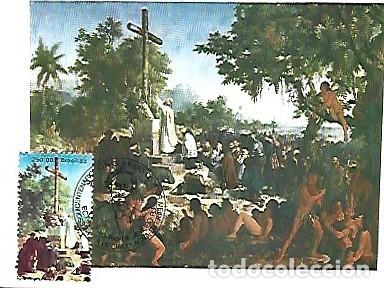 Postales: Brasil & Maxima, 60 A&ntilde;os de la Primera Misi&oacute;n en Brasil, Victor Meirelles, R&iacute;o Janeiro 1983 (6868)
