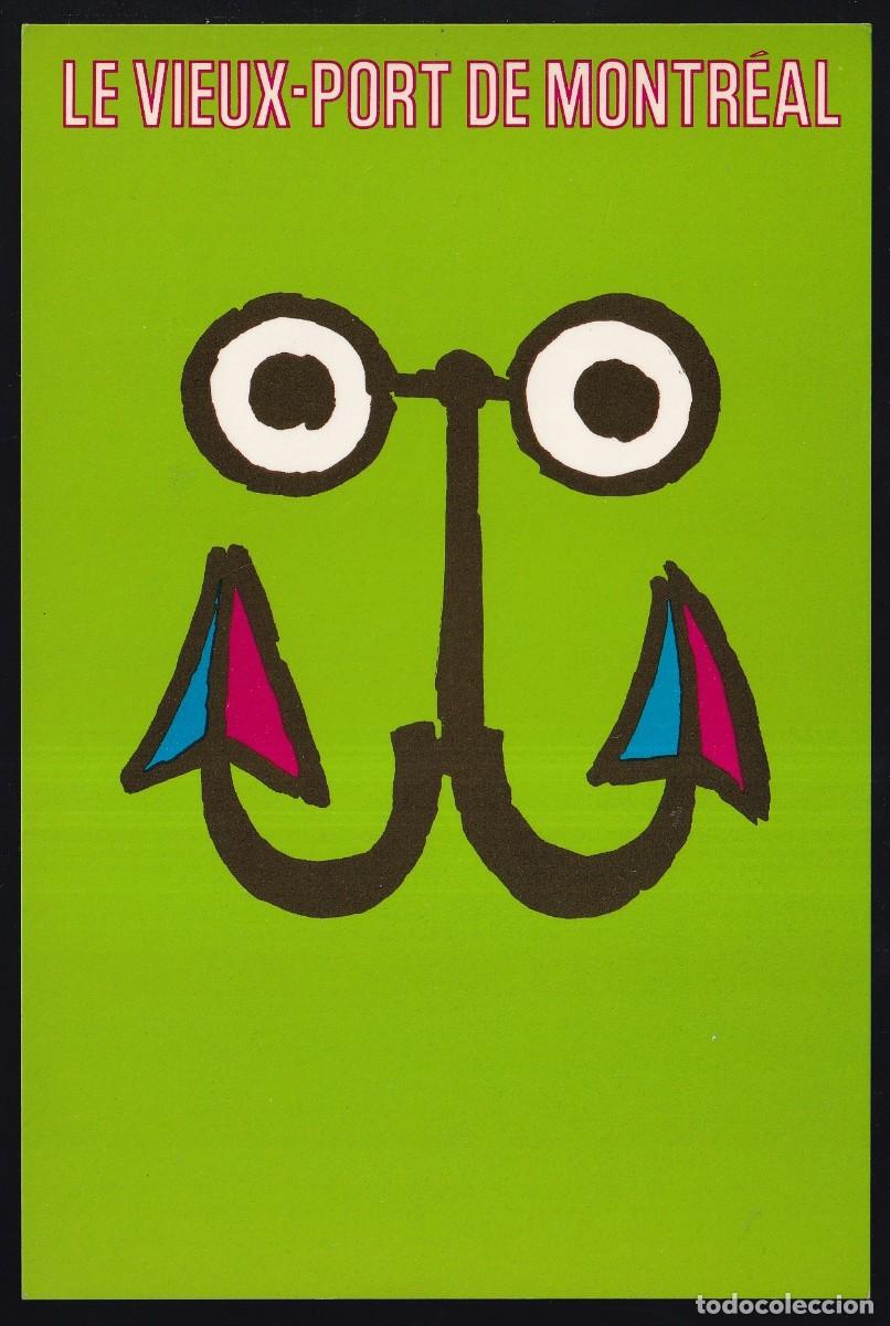 Postales: Canad&aacute;. *Le Vieux-Port de Montr&eacute;al* Ilustra: Vittorio 1984. Nueva.