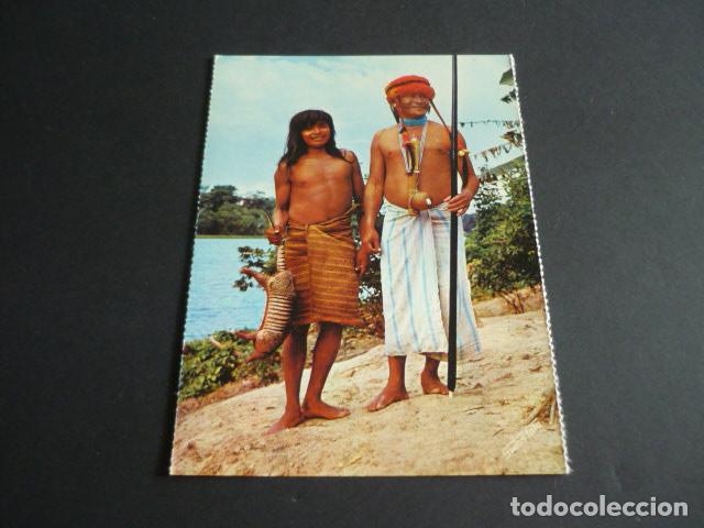 Postales: PERU SELVA AMAZONICA INDIGENAS POSTAL - Foto 1