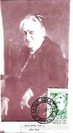 Cartoline: Brasil & Maxina,Centenario del Natalicio de Apolonia Pinto, Actriz, 1844-1954, Secci&oacute;n IV 1954 (573)