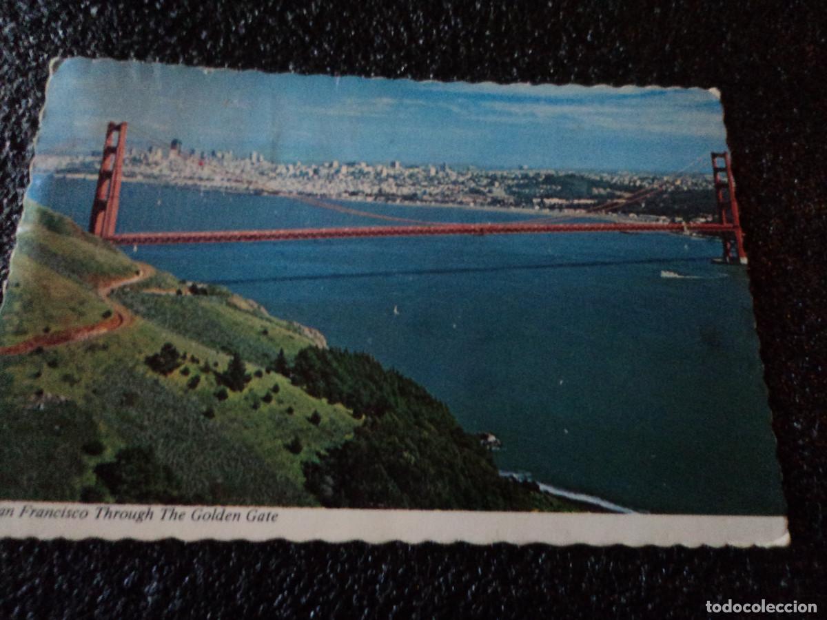 Cartoline: san francisco, through the golden gate, circulada 1972