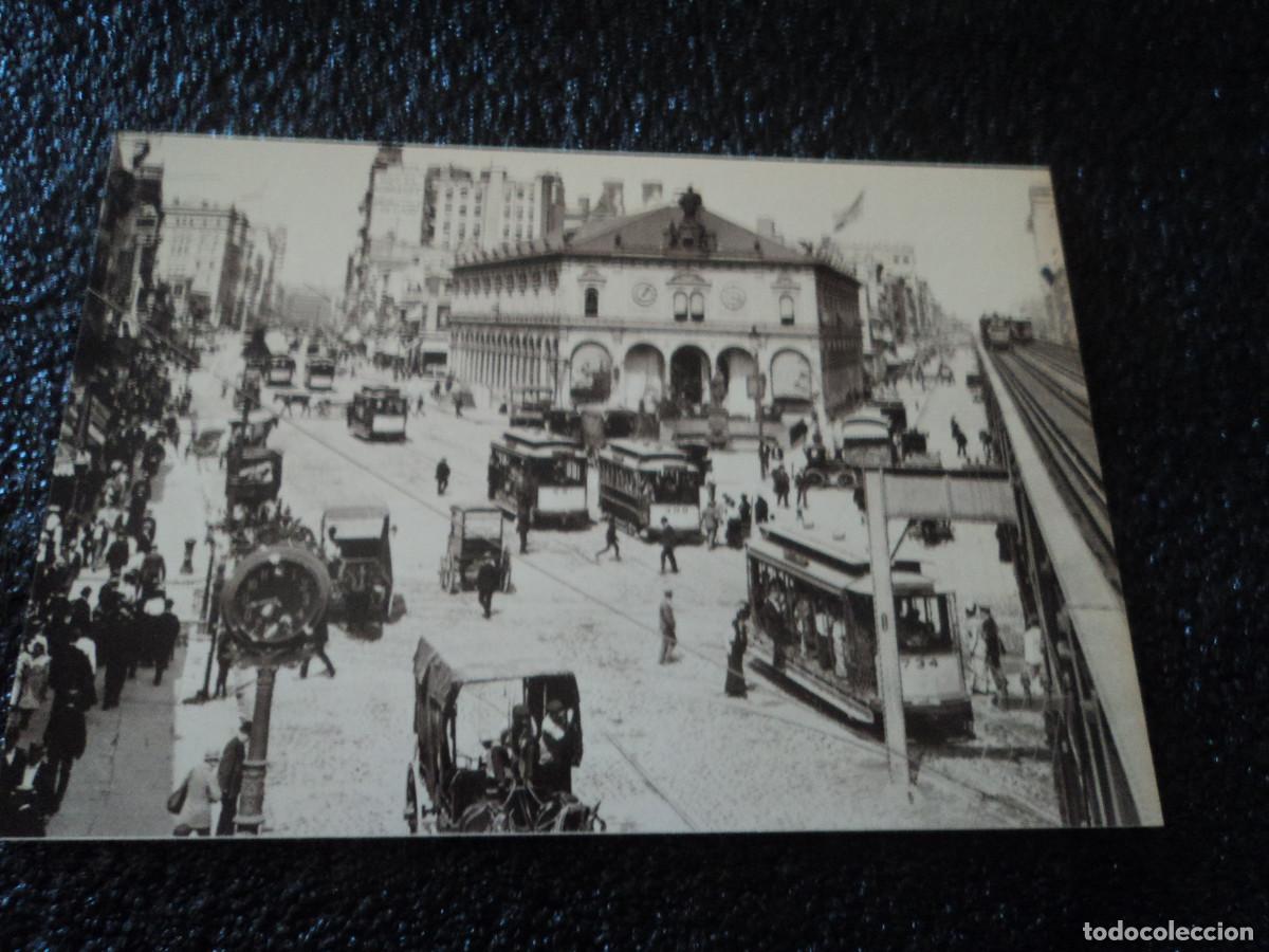 Postcards: the new york herald building, 1900, reditada 1976