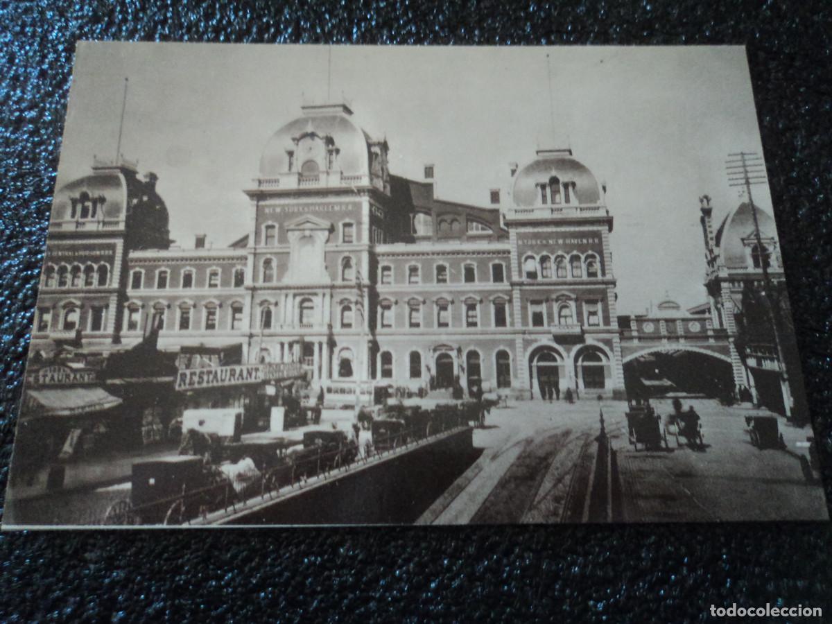 Cartoline: grand central station on 42rd st. ar park ave., 1887, reditada 1976