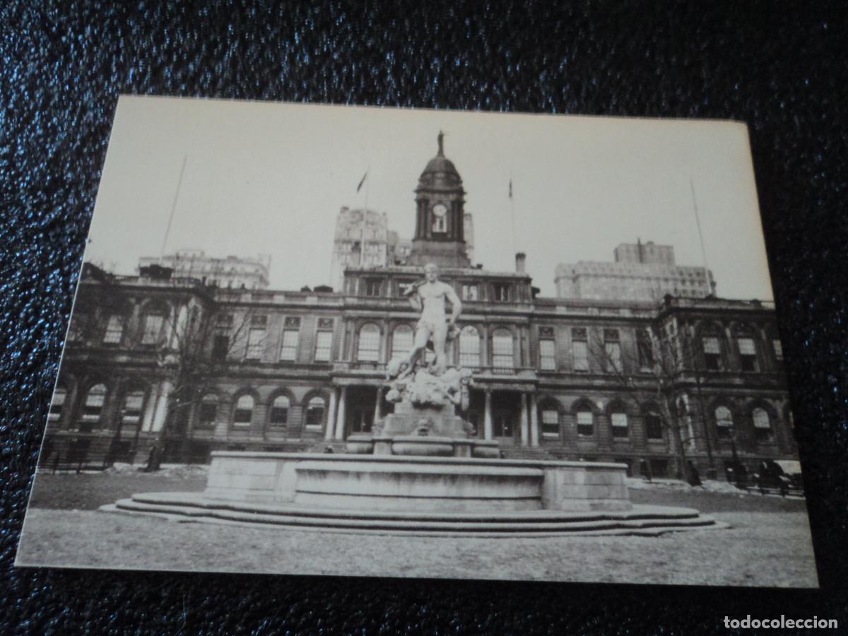 Cartoline: city hall, 1928, wuit the statue of civic virtue by frederick macmonnies, reditada 1976