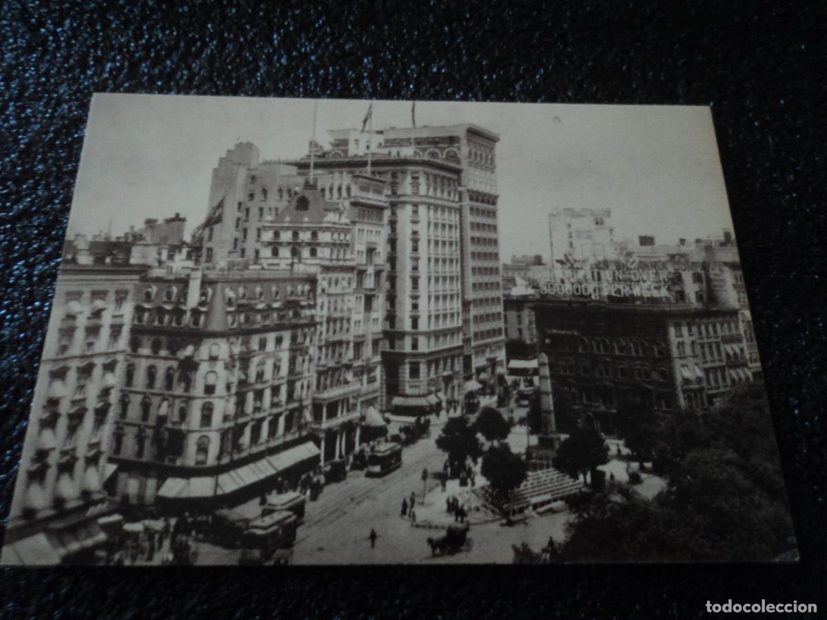 Cartoline: broadway at madison square, with the worth monument 1893, reditada 1976