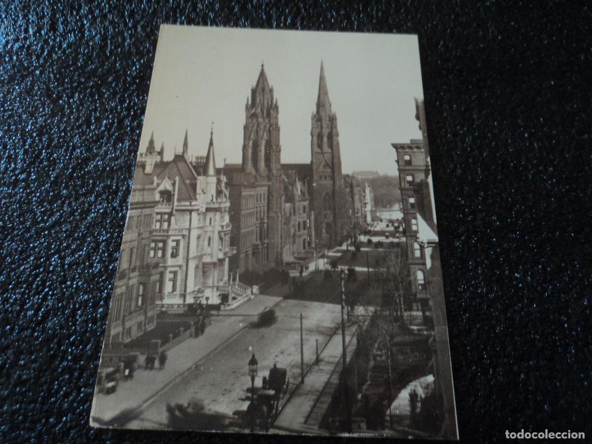Cartoline: mansions and churches on 5th ave. below central park 1884, reditada 1976