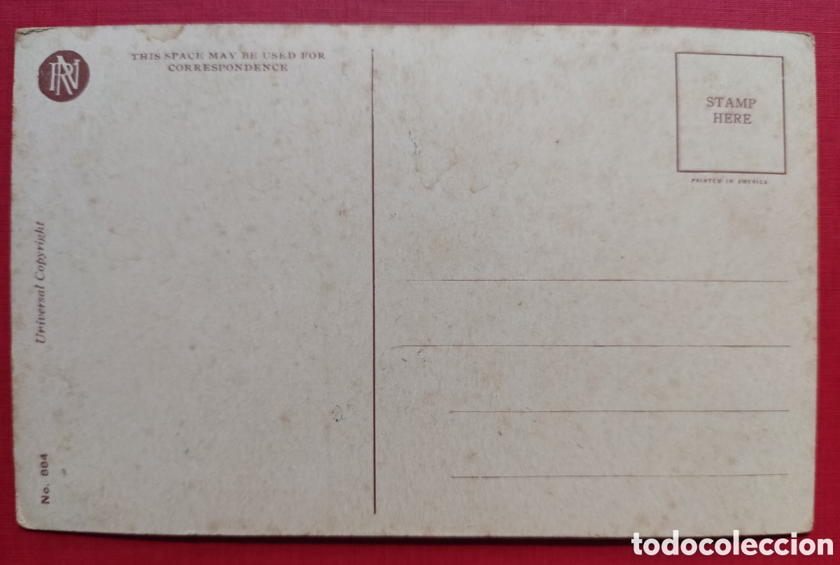 Postales: CLASSIC LADY OLD POSTCARD ILLUSTRATED C. 1920 - Foto 4