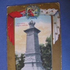 Postales: POSTAL DE CANADA. MONUMENT JACQUES CARTIER. SOUVENIR OFFICIAL III CENTENAIRE DE QUEBEC 1908.