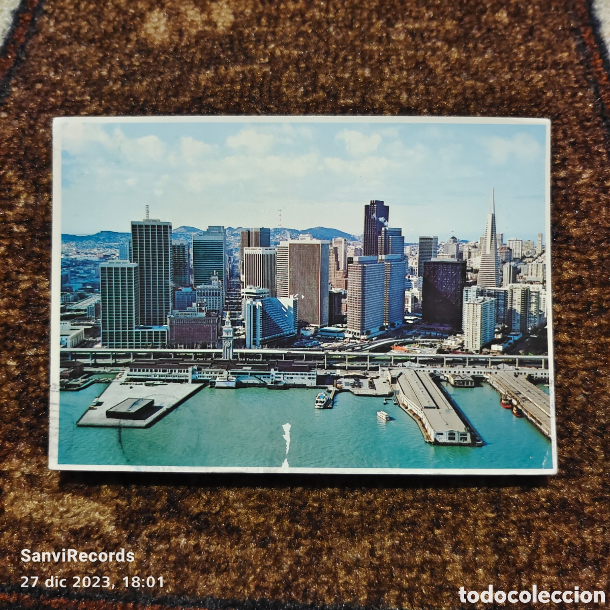 Cartoline: POSTAL: AERIAL VIEW EMBARCADERO CENTER AND WATERFRONT (ESTADOS UNIDOS)