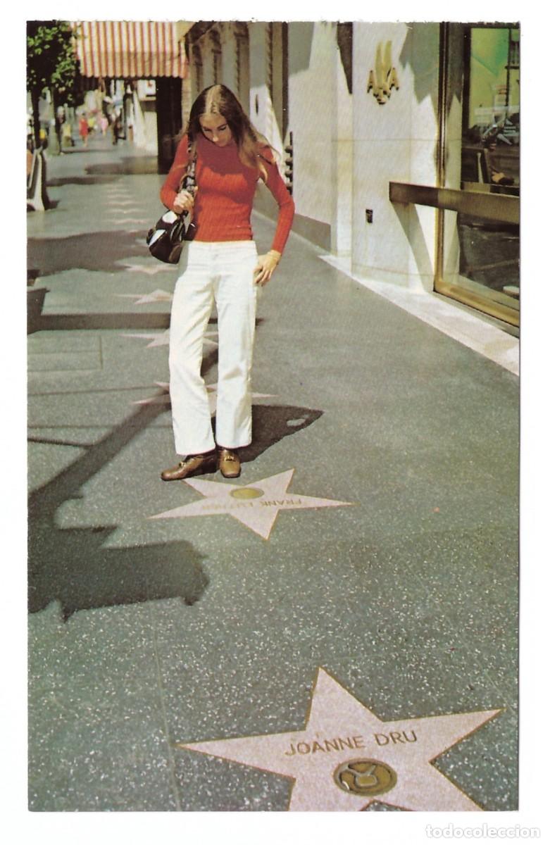 Cartoline: LOS ANGELES (ESTADOS UNIDOS) // HOLLYWOOD - THE WALK OF FAME // A&Ntilde;O 1979