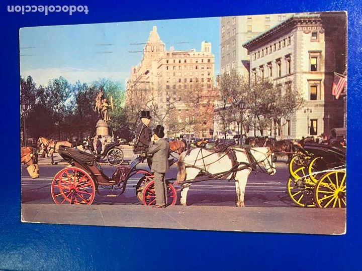 Cartoline: Nueva York - New York City - Postal antigua - Carriages 59th Street Carruajes