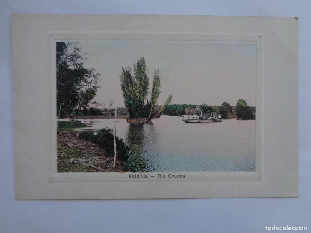 Postcards: POSTAL DE VALDIVIA ( CHILE ): RIO CRUCES . PRINCIPIOS DE SIGLO
