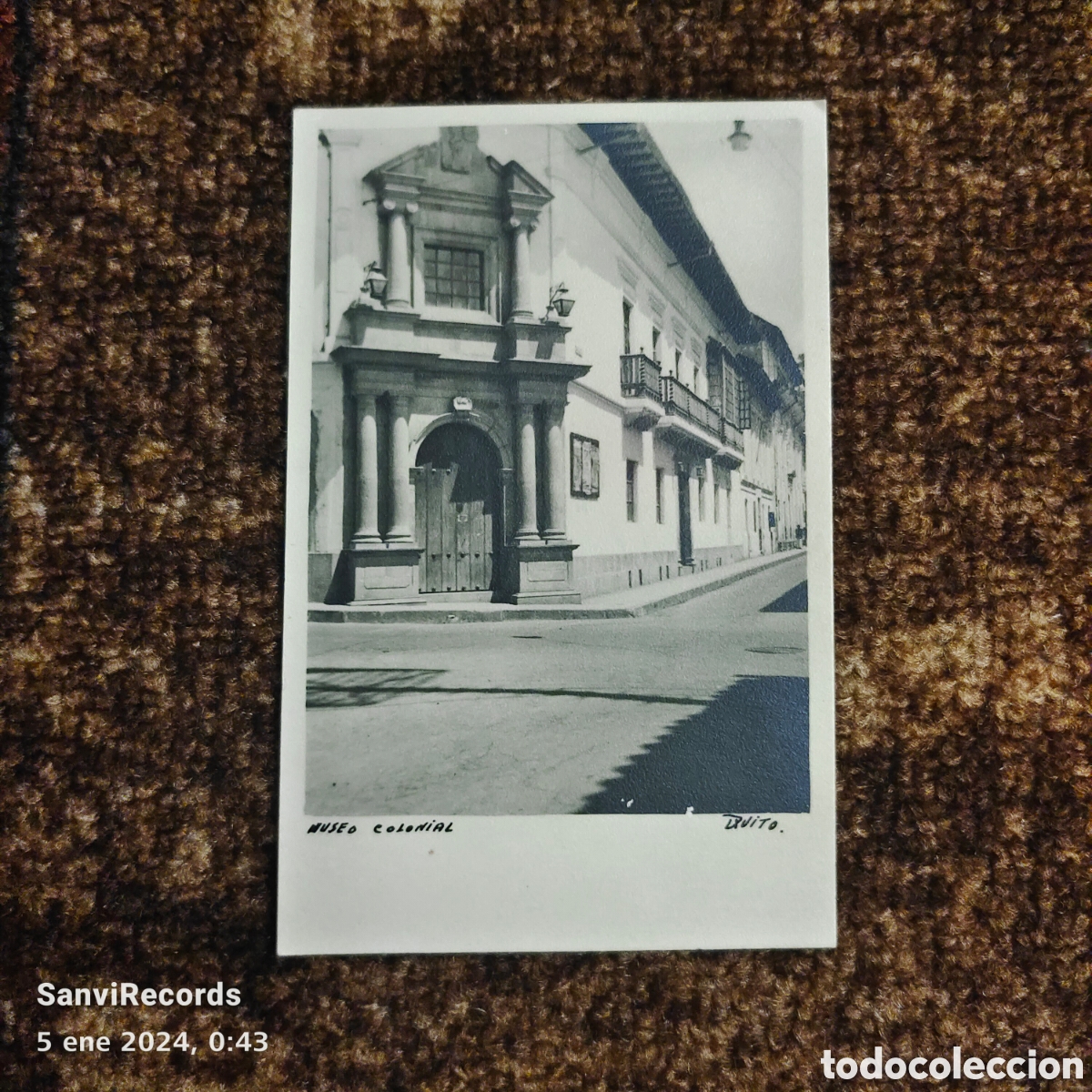 Postales: POSTAL: QUITO, MUSEO COLONIAL (ECUADOR) - Foto 1