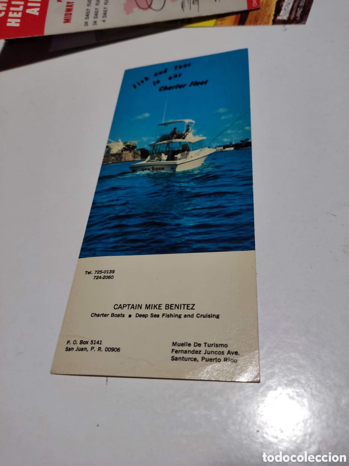 Postcards: Pesca y tour en barca capit&aacute;n MiKe Ben&iacute;tez, Puerto rico,varios r&eacute;cords mundiales